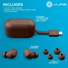 JLab Go Tones+ Bluetooth Earbuds, True Wireless, In-Ear Headphones, Refurbished