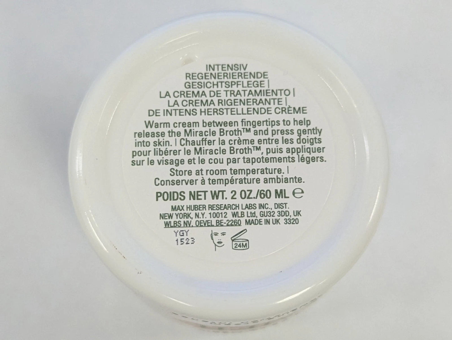 *1 PIECE LA MER THE MOISTURIZING CREAM 2 OZ. IMPERFECT BOX MISSING SPOON*******
