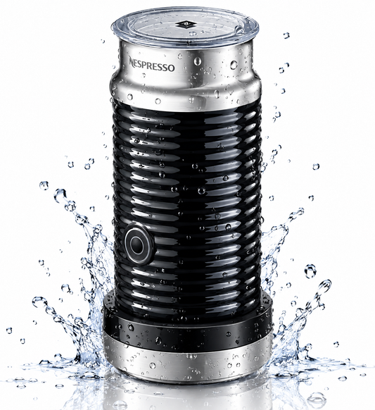 NEW! Nespresso Aeroccino 3 Electric Milk Frother - Black (3694-US-BK)