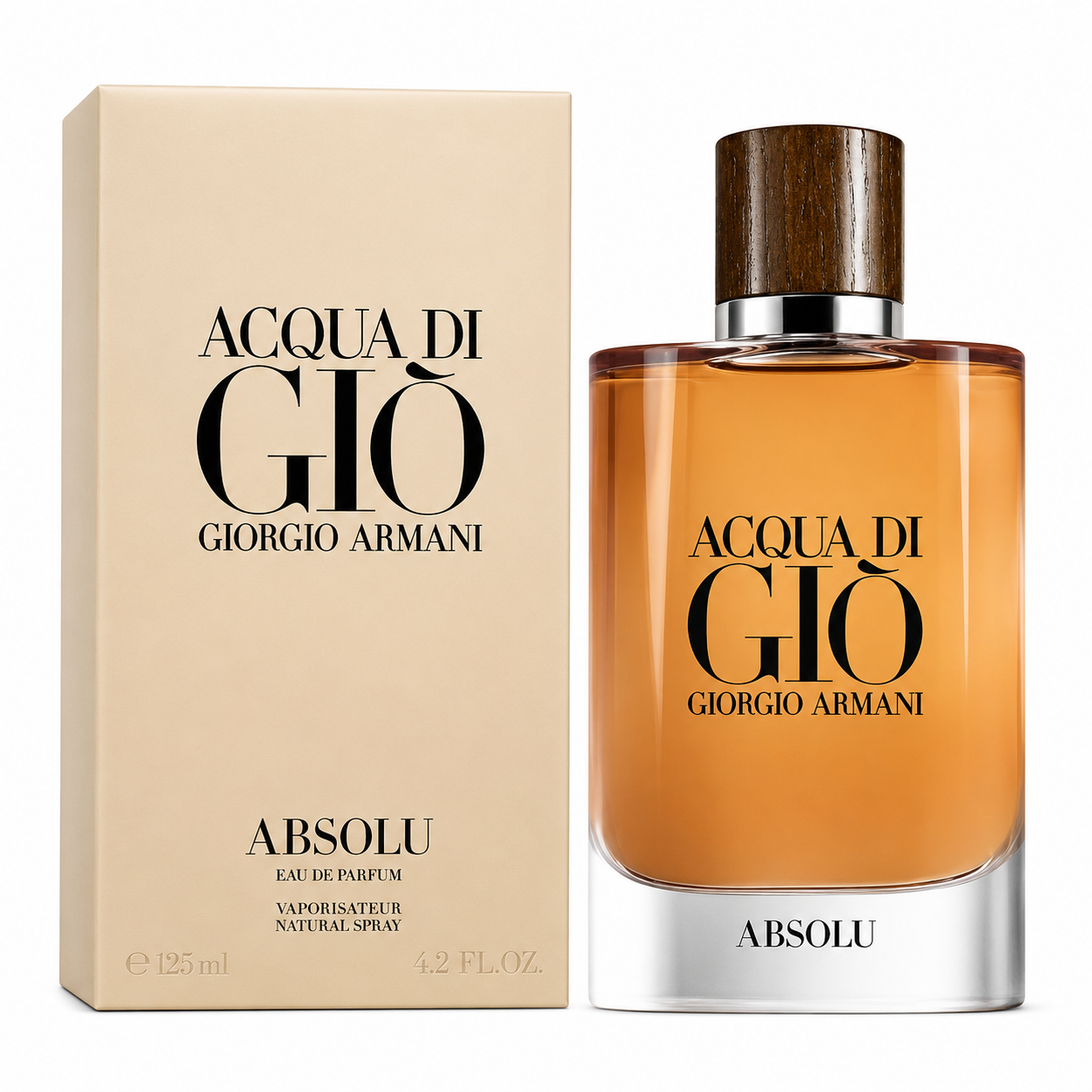 Armani Acqua di Gio Absolu 125ml / 4.2 oz EDP Spray Men Rare Discontinued