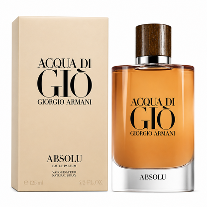 Armani Acqua di Gio Absolu 125ml / 4.2 oz EDP Spray Men Rare Discontinued