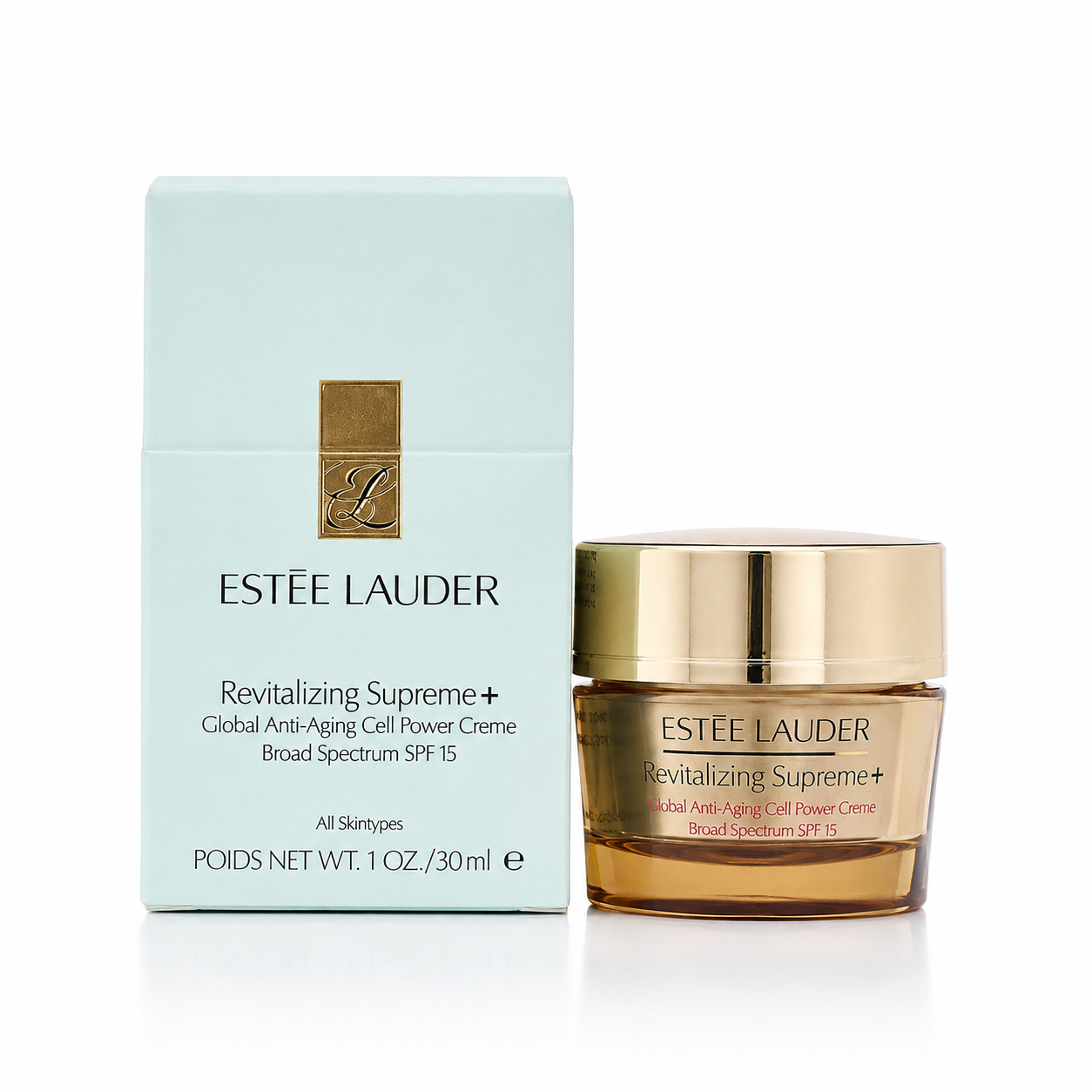Estee Lauder Revitalizing Supreme+ Global Anti Aging Creme SPF 15, 1 Oz/30ml NIB