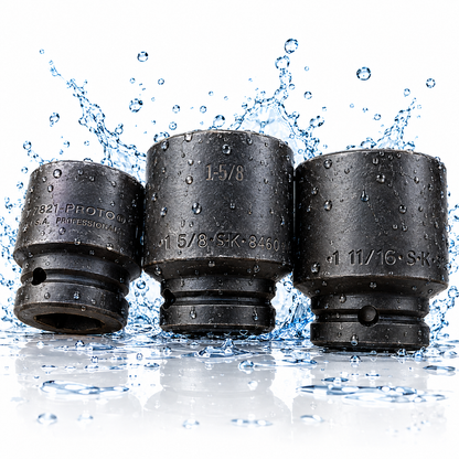 S•K Proto 3 Pc 3/4” Dr Shallow Impact Sockets 6 Pt USA Made