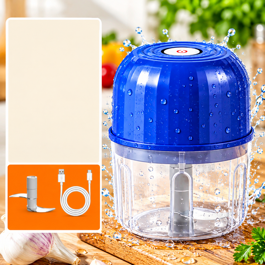 Electric Mini Garlic Chopper Portable Food Processor For Onion Vegetable Meat