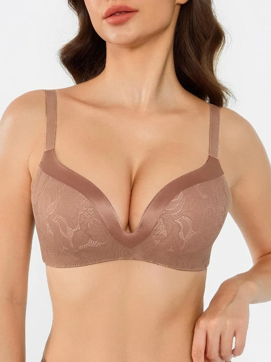 Lace Full Coverage Comfort Sculpting Plunge Bra