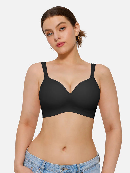 Seamless Wireless Adjustable Comfort Minimizer Support Bra