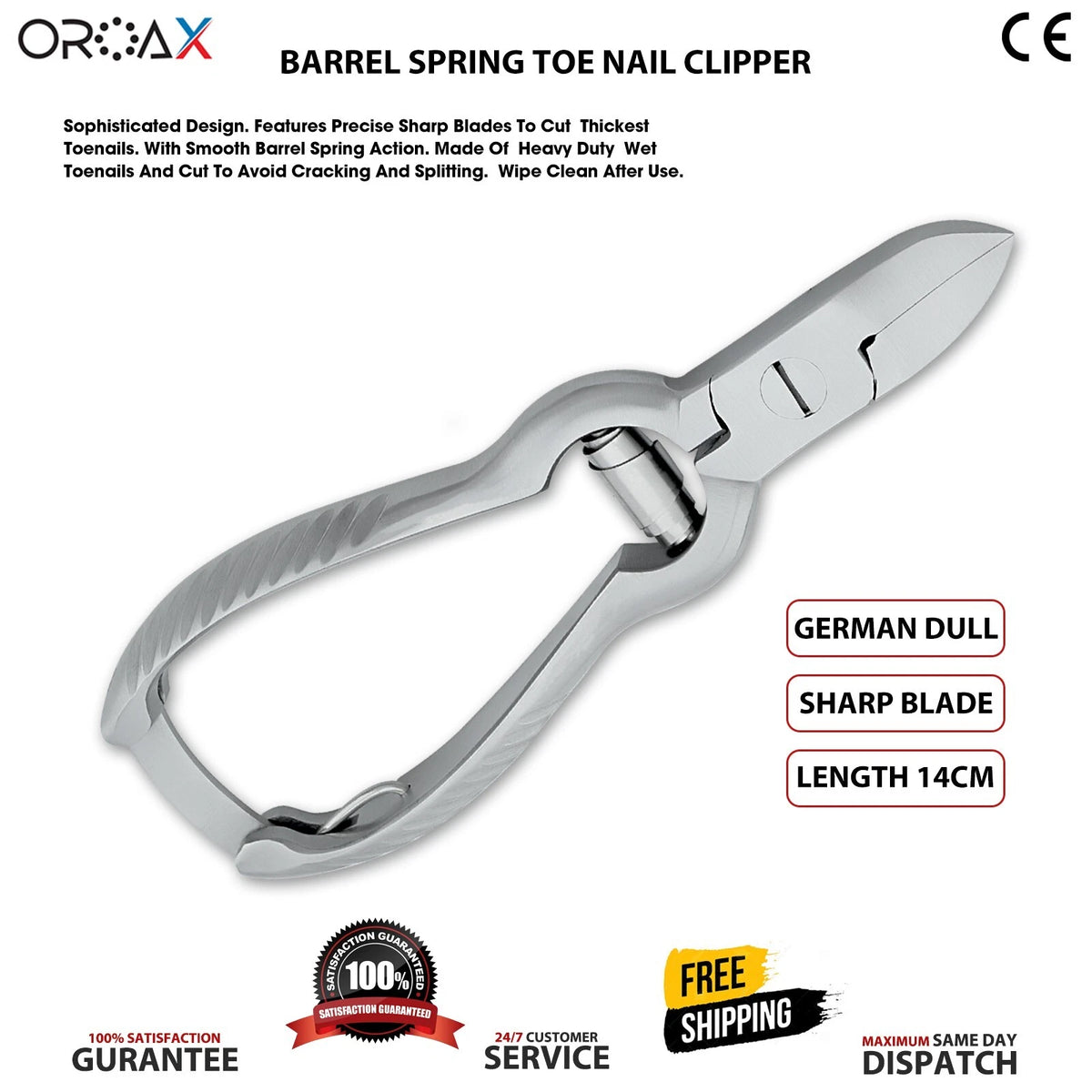 Best Toe Nail Clippers Toenail Heavy Duty Thick Nails Side Pro-Cuts Podiatrist