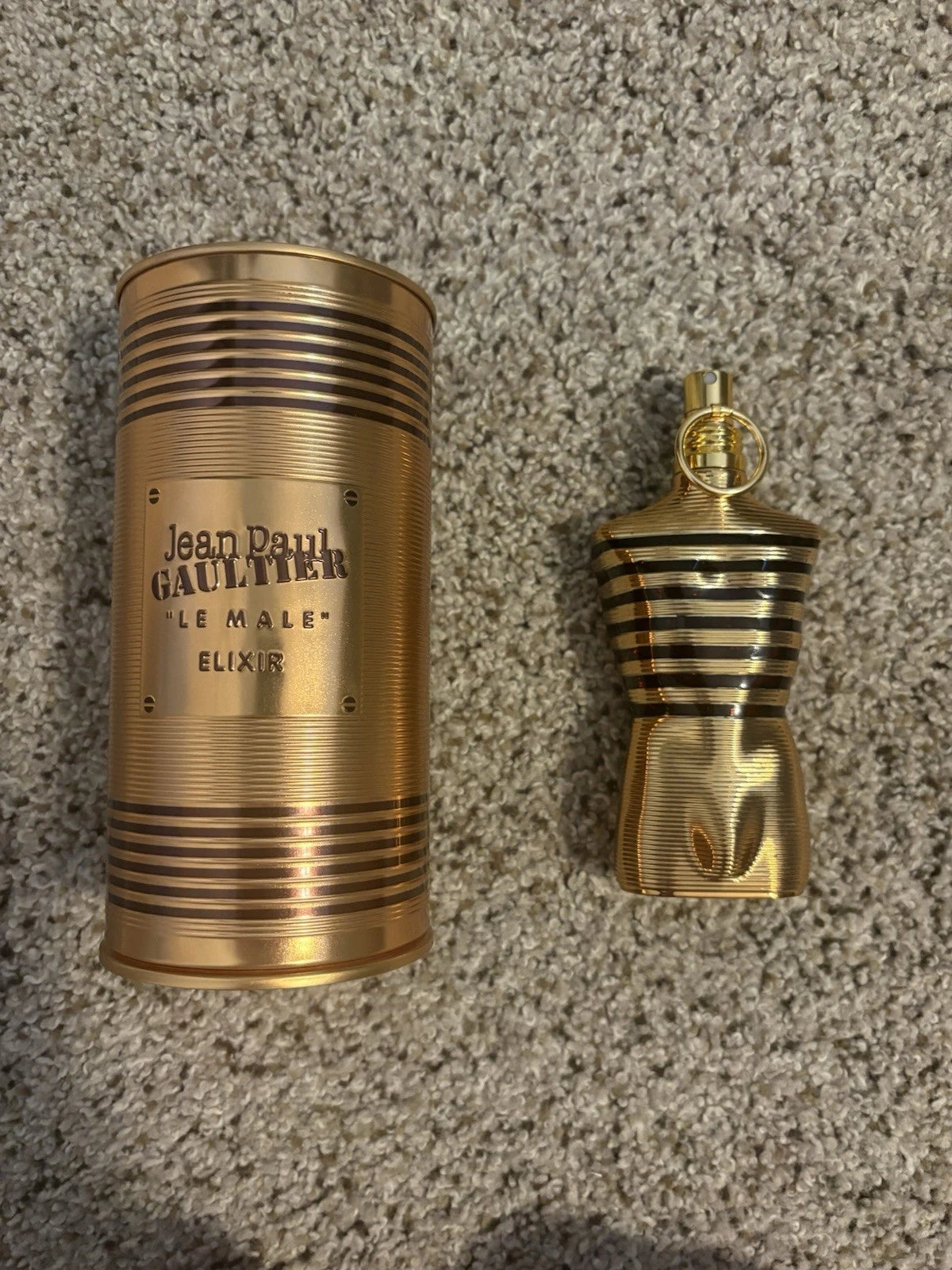 Jean Paul Gaultier Le Male Elixir Eau de Parfum Spray 4.2 fl oz Gold Bottle Tin