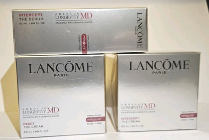 Lancôme Absolue Longevity MD Reset The Cream + Intercept Serum + Cream Set 50 mL