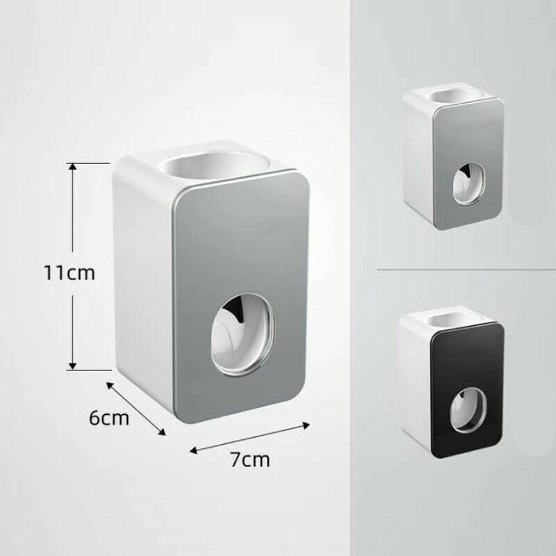 Bathroom Toothpaste Dispenser Holder Extrusion Squeezer Wall Mount Stand Device